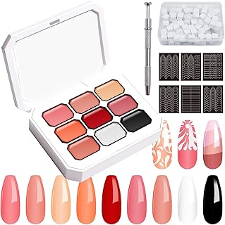 Paleta de esmalte de uñas de gel de 9 colores...