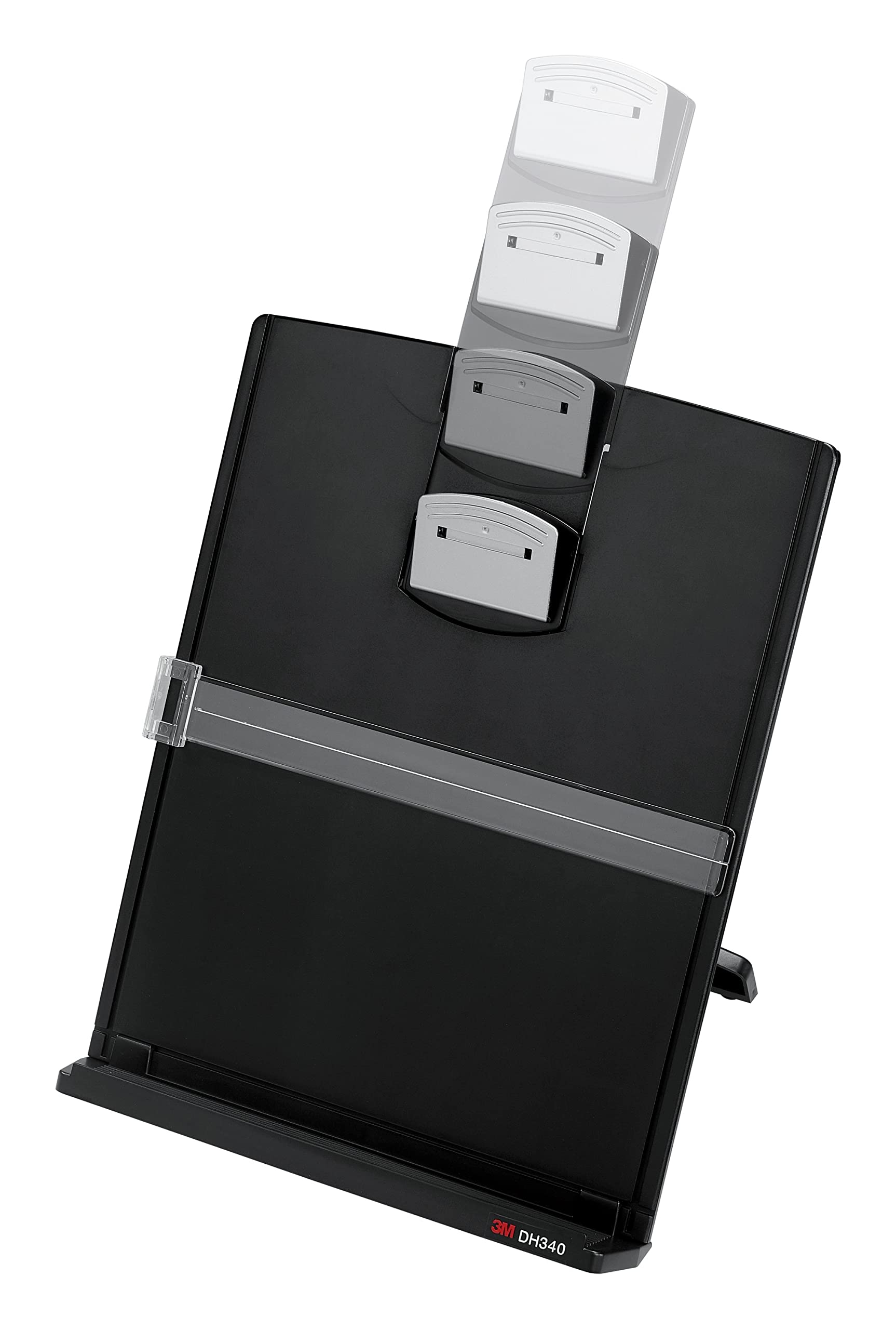 3M Desktop Document Holder Copy Holder, Adjustable Clip Holds Portrait