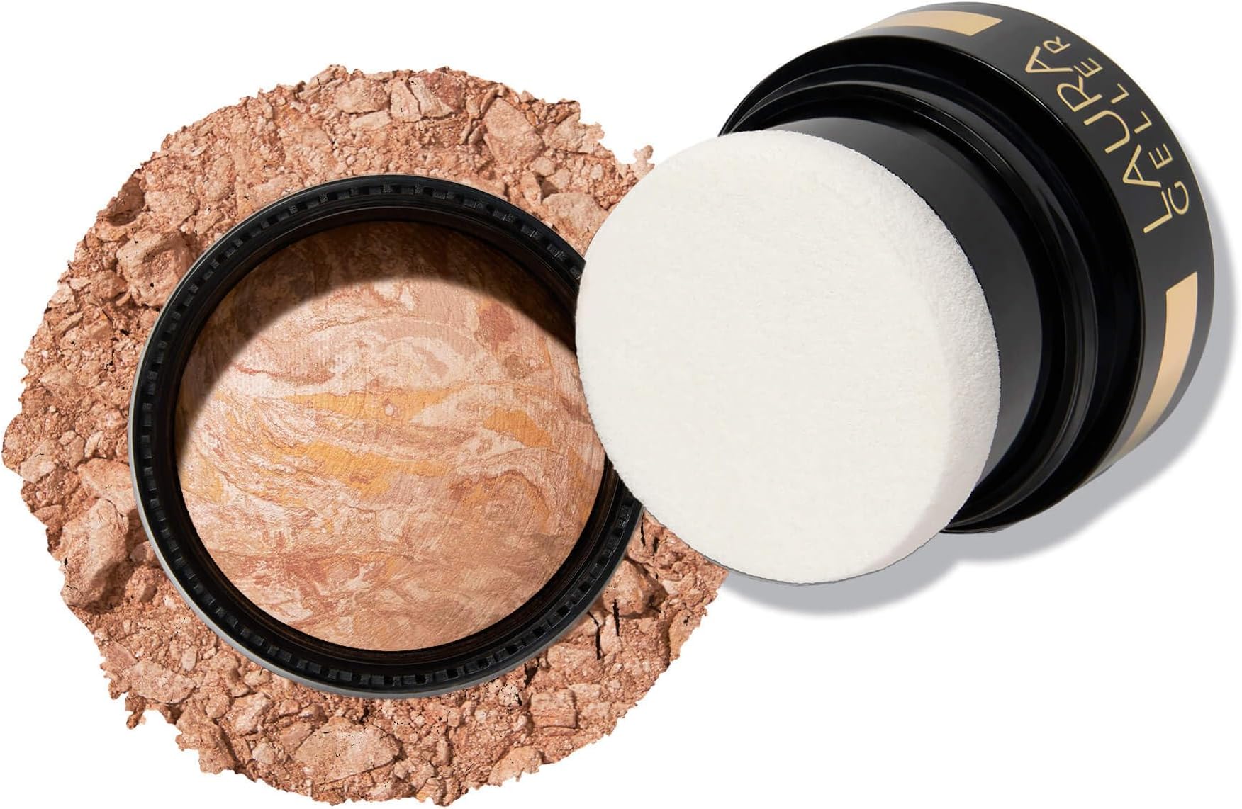 LAURA GELLER NEW YORK Baked Balance-n-Glow To Go Travel Size Illuminating Foundation - Fair - Buildable Sheer to Light Coverage - Satin Finish