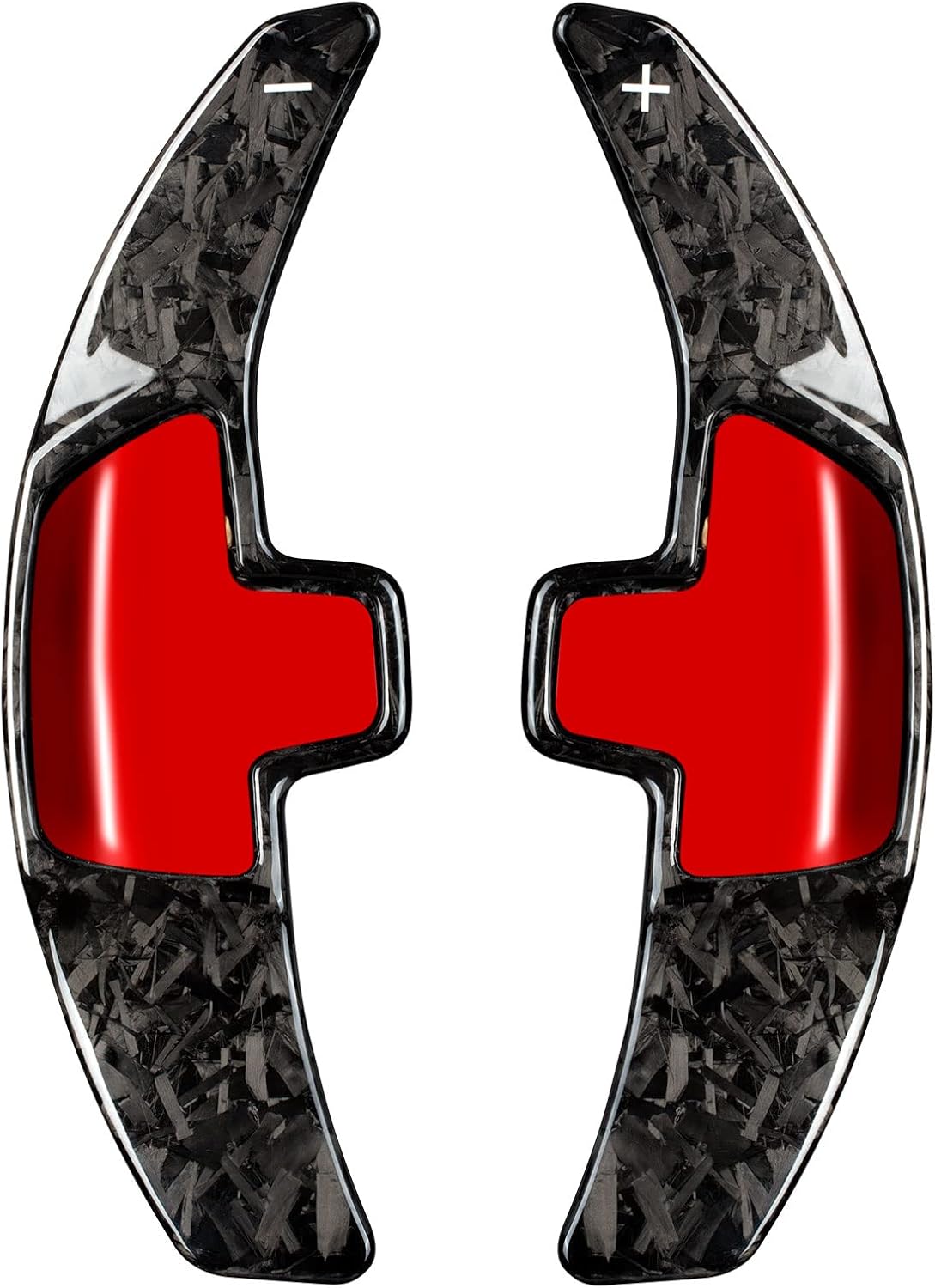 Genuine Carbon Fiber Paddle Shifter Extension Compatible with Mercedes Benz,T-carbon Steering Wheel Paddle Shifter Fits for Mercedes Benz A B C E S Class CLA CLS GLC GLE450 GLS G Series