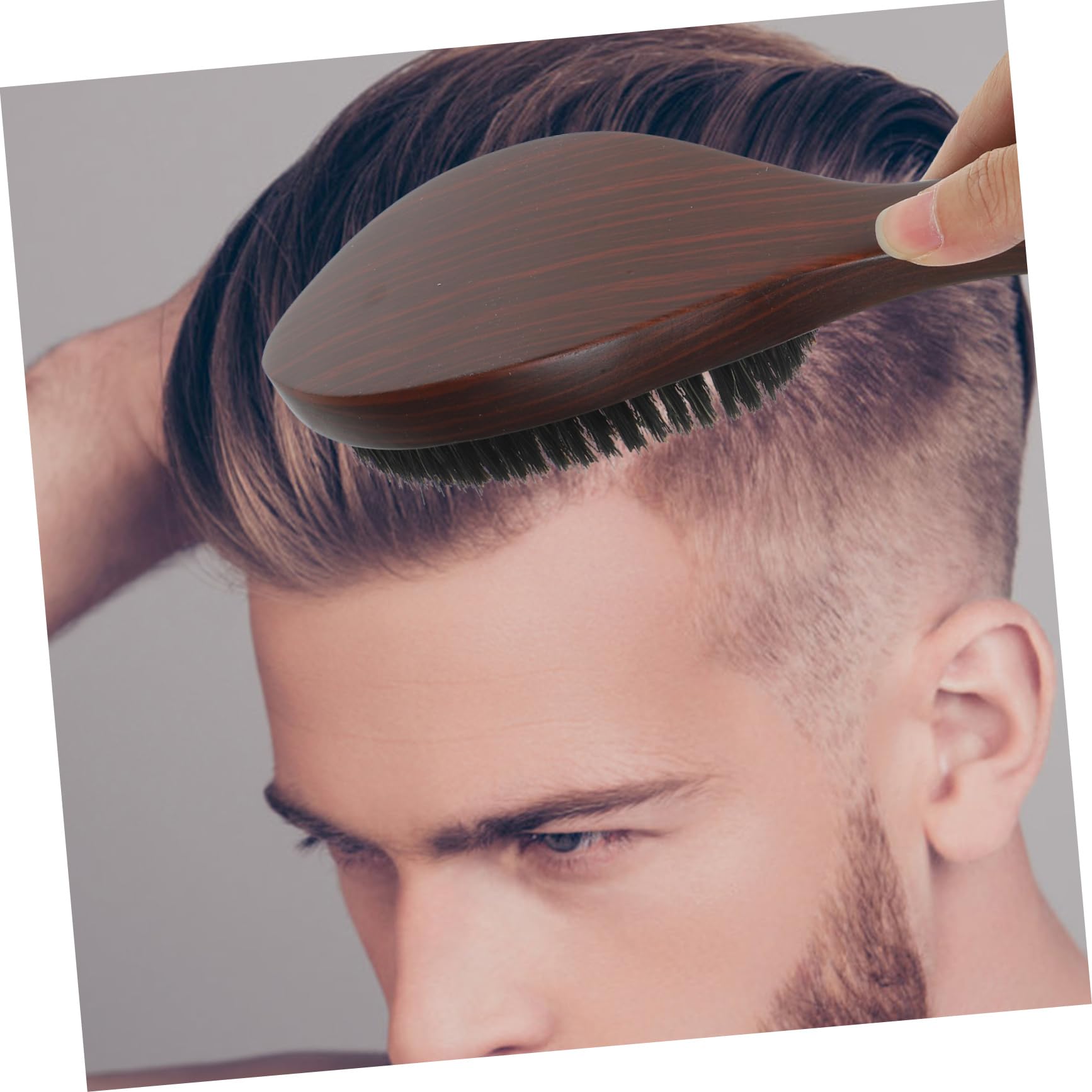 MAGICLULU Cepillo De Pelo Ergonómico De 2 Piezas Con Cerdas Naturales Que Desenreda Y Peina Tu Cabello.