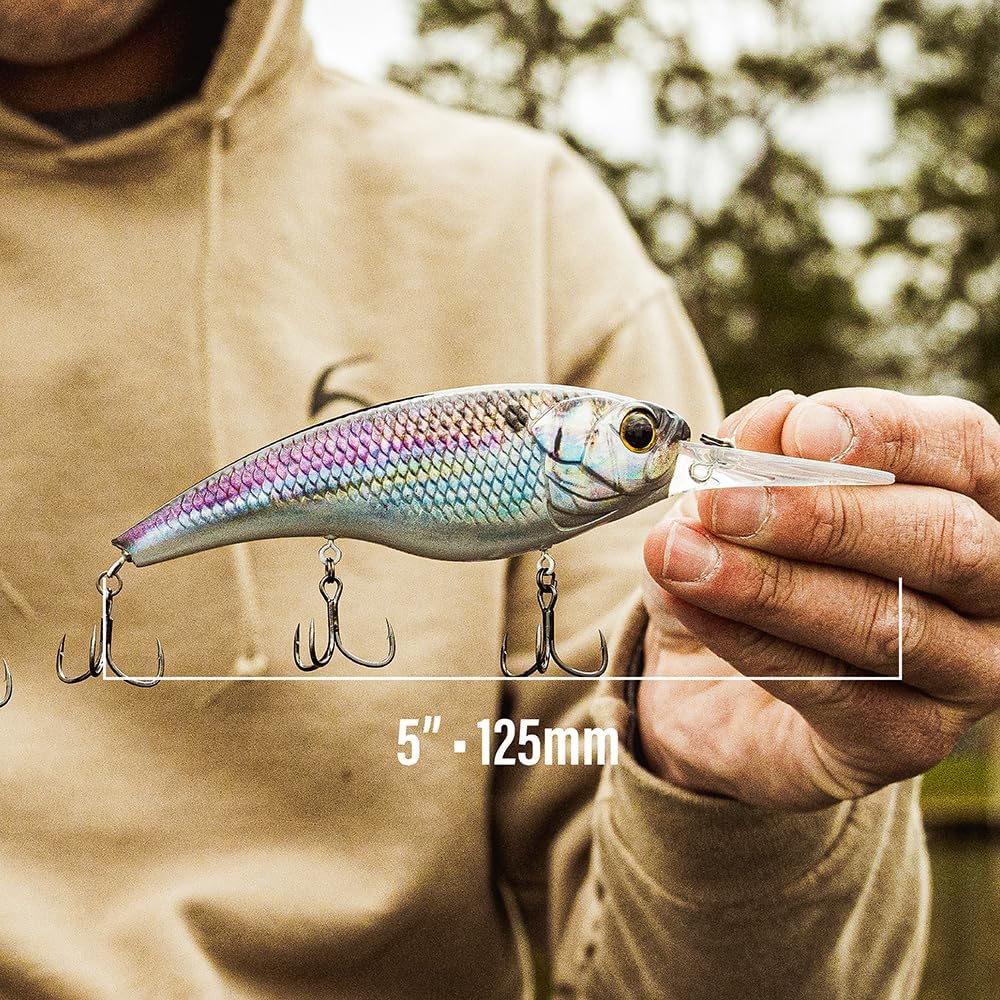 6th Sense – The Pump 125mm – Hybrid Hard Bait – Bass Fishing – Slow-Floating – 1.5oz. – Shallow 6–8 ft or DD 12–14 ft