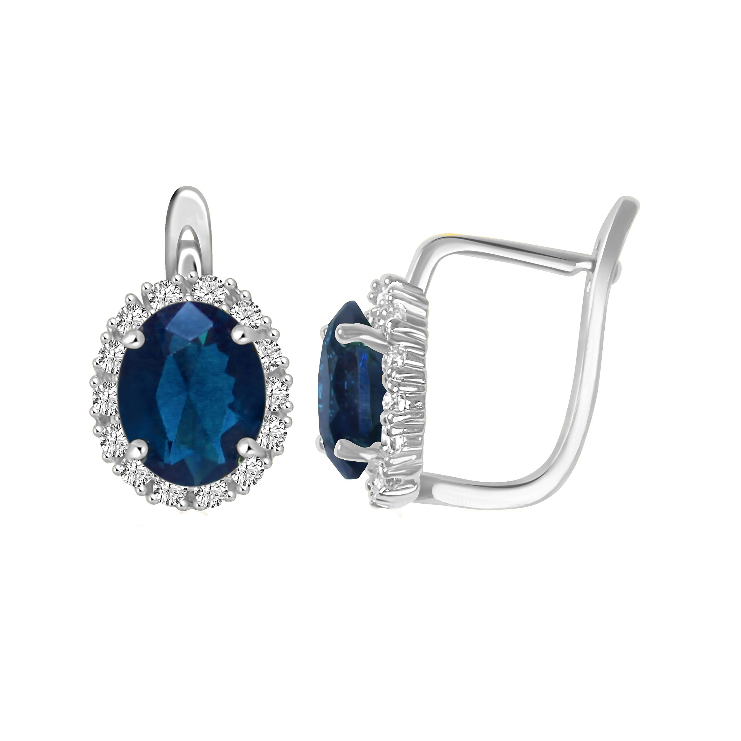 VSHINE FASHION JEWELLERY Exclusive Blue coloured American Diamond Bali Earring Jewellery FANCY BALI Fashionable Silver Plated for Women, Girl, Girlfriend & Wife-VSBALI1045R (B08XZNH6K6) Amazon Price History, Amazon Price Tracker