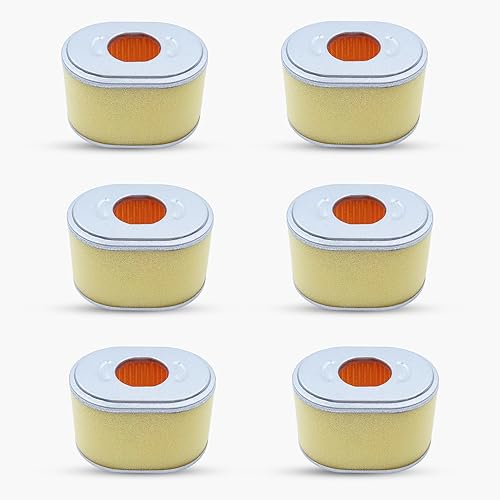 6 unids/lote Elemento de filtro de aire para HONDA GX160 GX200 GX 160 200 5.5-6.5HP Motor pequeño motor de gasolina generador de gasolina reemplazo