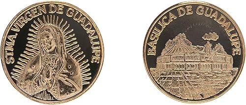 Miniatura 2 de Monedas de unidad de boda personalizables chapados en oro de 24 quilates con estuche, caja del tesoro, Arras Matrimoniales (Virgen)