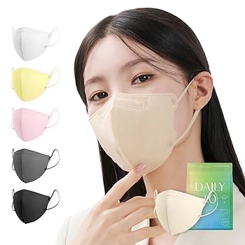Amazon.co.jp: [CLA] 50枚入り KF94 韓国マスク- 5Dカラーマスク