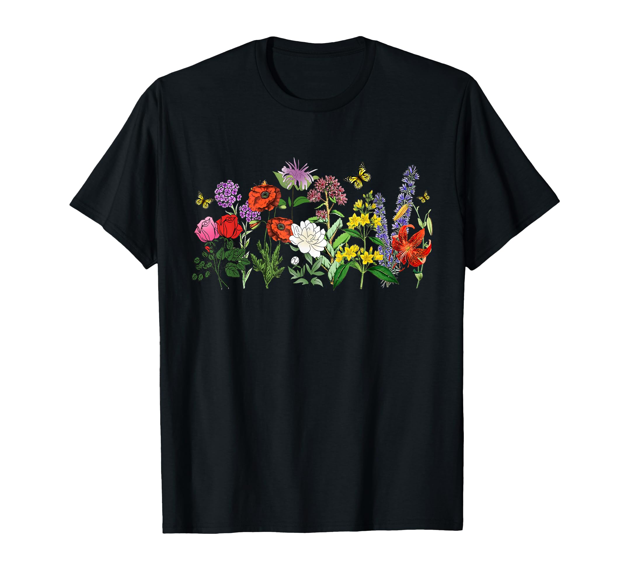 Summer Design 09 on Floral Unisex Cut & Sew Tee - Vibrant Nature Inspired Design for All Occasions