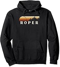 Roper, AL Vintage Evergreen Sunset Eighties Retro Pullover Hoodie
