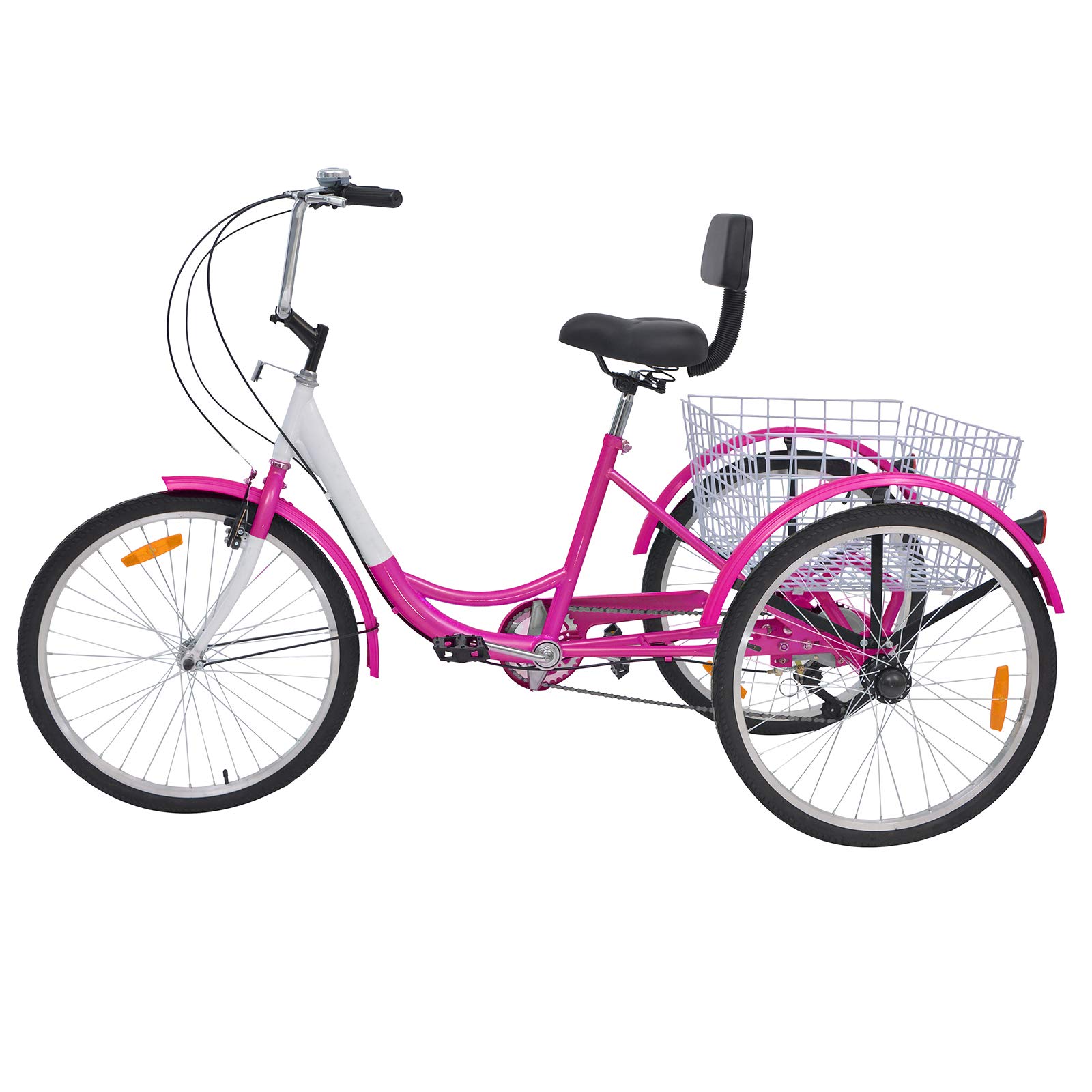 26 Inch Three Wheel Bike Cruiser Trike 
