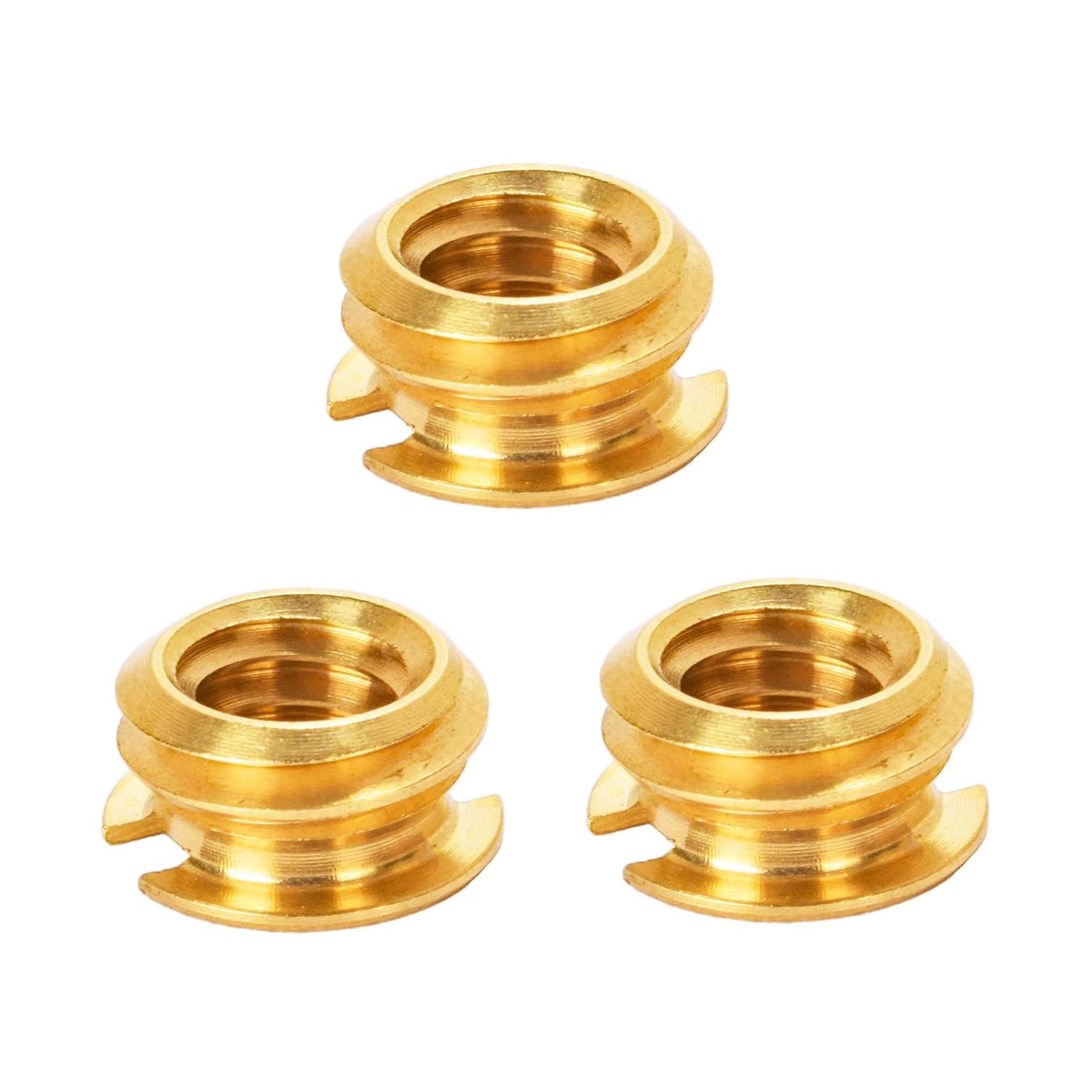 Etsumi E-2457-3 Conversion Screw, Camera Screw Adapter, Set of 3, Set Screw Adapter, 3/8 Inch Screw, Hole to 1/4 Inch Screw, Hole, Screw Height 0.2 inches (5 mm)