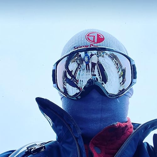 Miniatura 35 de Findway - Gafas de esquí para usar sobre anteojos, para nieve y snowboard, para hombre, mujer y jóvenes, 100 % protección contra rayos ultravioleta