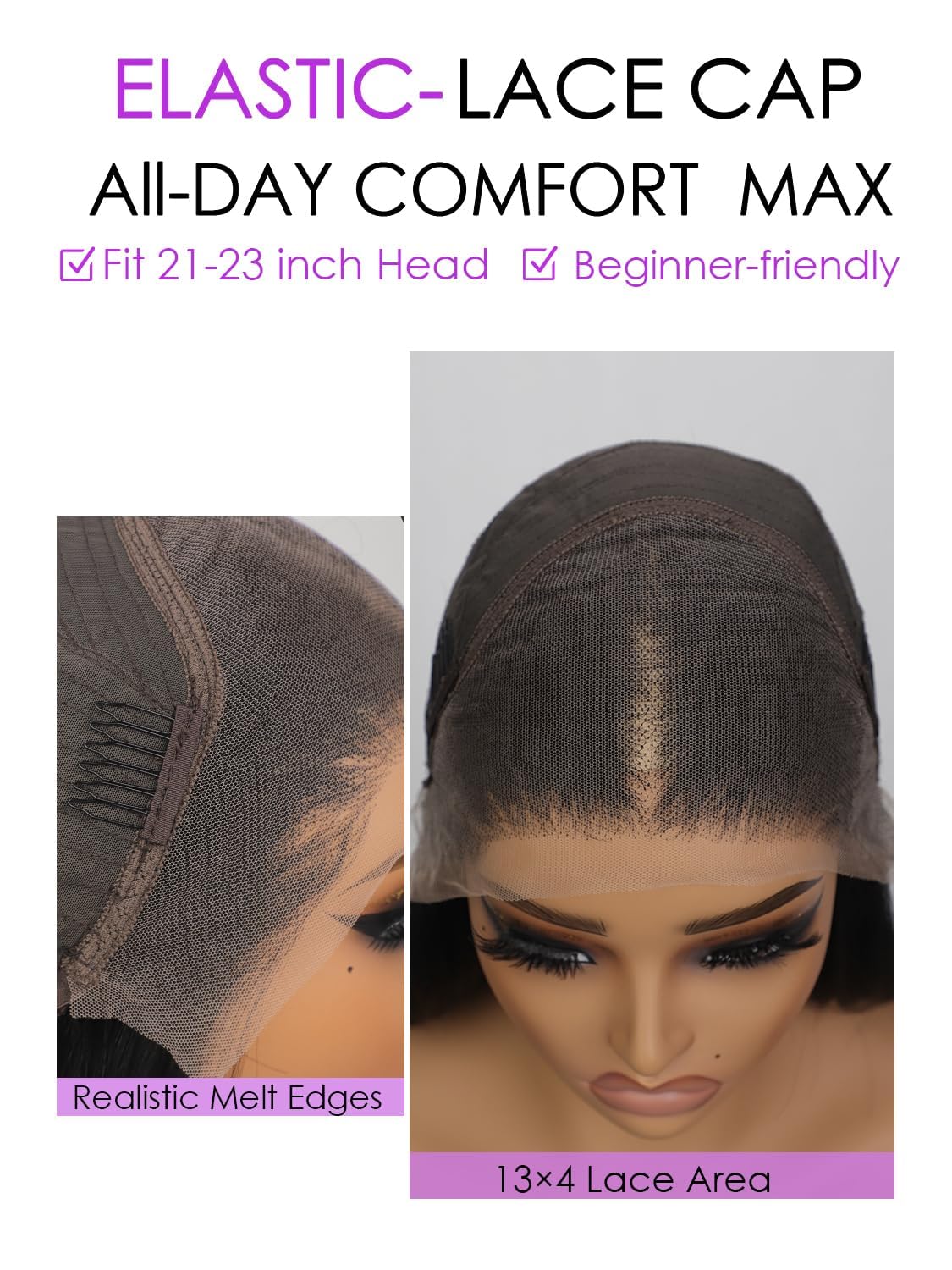 cuiud 13x4 HD Auburn Synthetic Lace Front Wigs 30inch Pre Plucked Glueless Wig- Super Long Copper Natural Straight Wigs Easy Wear and Go Wigs for Women Beginner Friendly Daily Party Use