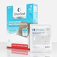 Vista 2 de Apósitos para quemaduras y heridas SilverSeal Almohadillas de hidrogel con X-Static Silver Calmantes, húmedas y protectoras Para quemaduras