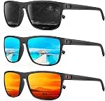 Sunglasses for Men, Polarized Sun Glasses for Men with Lightweight Frame and UV Protection