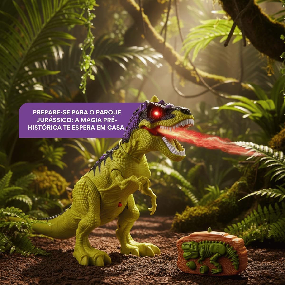 Dinosaur Rex Remote Control Walks Smoke Light And Sound Realistic Interactive Kids Toy Kizumba