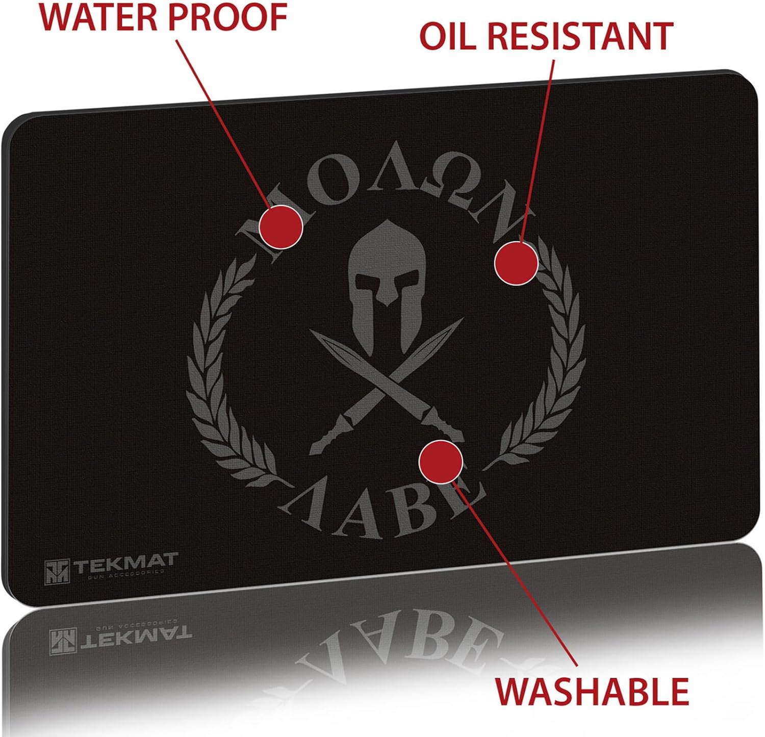 TekMat Original 11" x 17" Patriotic - 1/8" Thick Oil Resistant Non-Slip Waterproof Scratchproof Washable Handgun Maintenance & Cleaning Mat