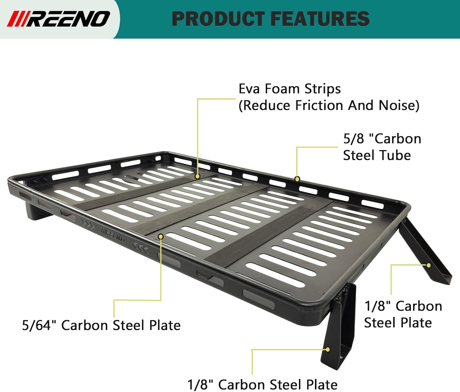 Heavy Duty Rear Trunk Cargo Rack Basket Compatible with 1997-2006 Jeep Wrangler TJ/Storage Luggage Carrier/No Drilling
