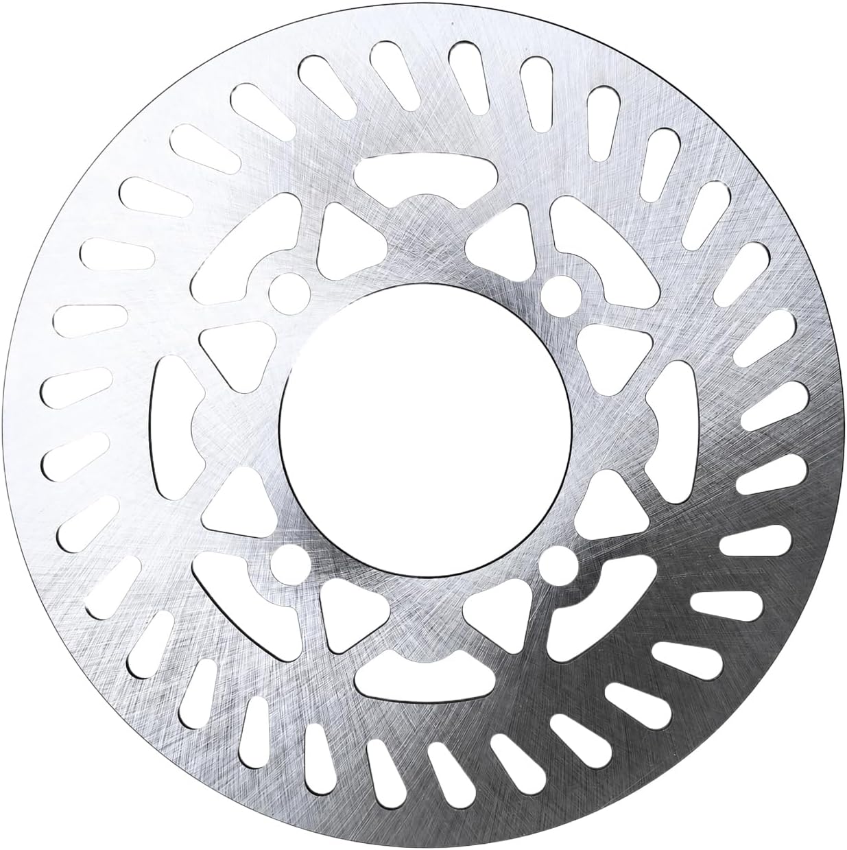 8.6in (220mm) Brake Rotor Disc Compatible with CRF50 125 SSR Dirt Bike PIT PRO Trail Quad ATV Direct Replacement Stainless Steel Disc