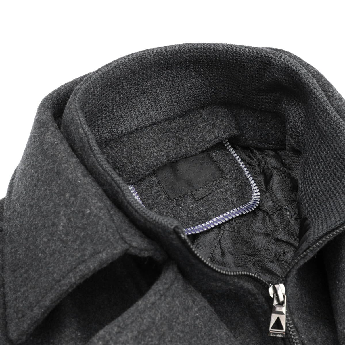 Allthemen Cappotto da Uomo in Lana Trench Slim Fit da Lavoro Corto Business Trench Coat Soft Touch Calda Invernale Coat