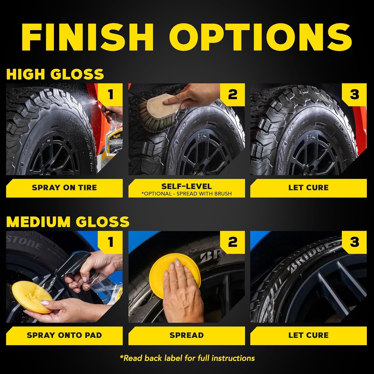 Meguiar’s Spray Ultra-Brillance Pneus – Ultimate G250816EU, 473 ML BT