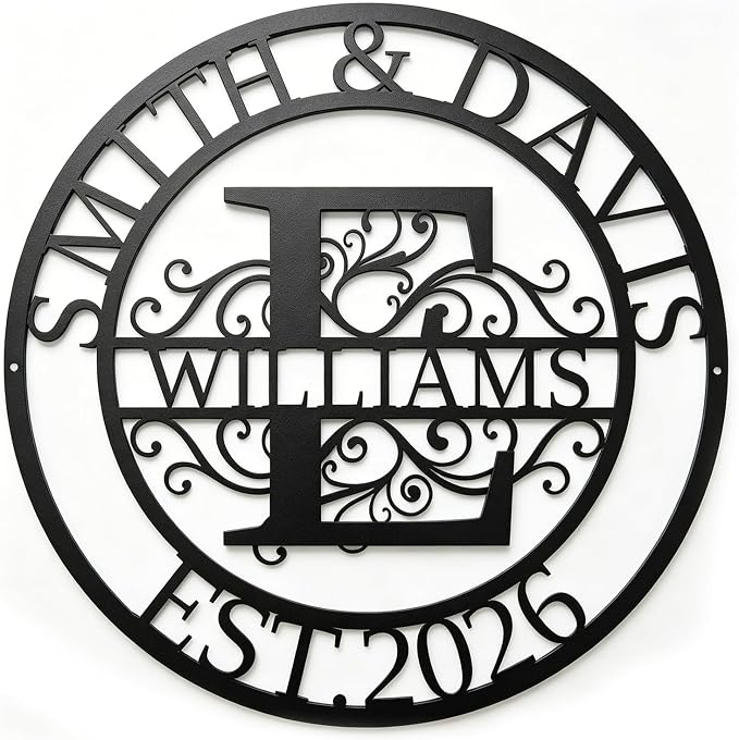 Vulneth Metal Personalized Sign: Durable and Stylish Home Decor