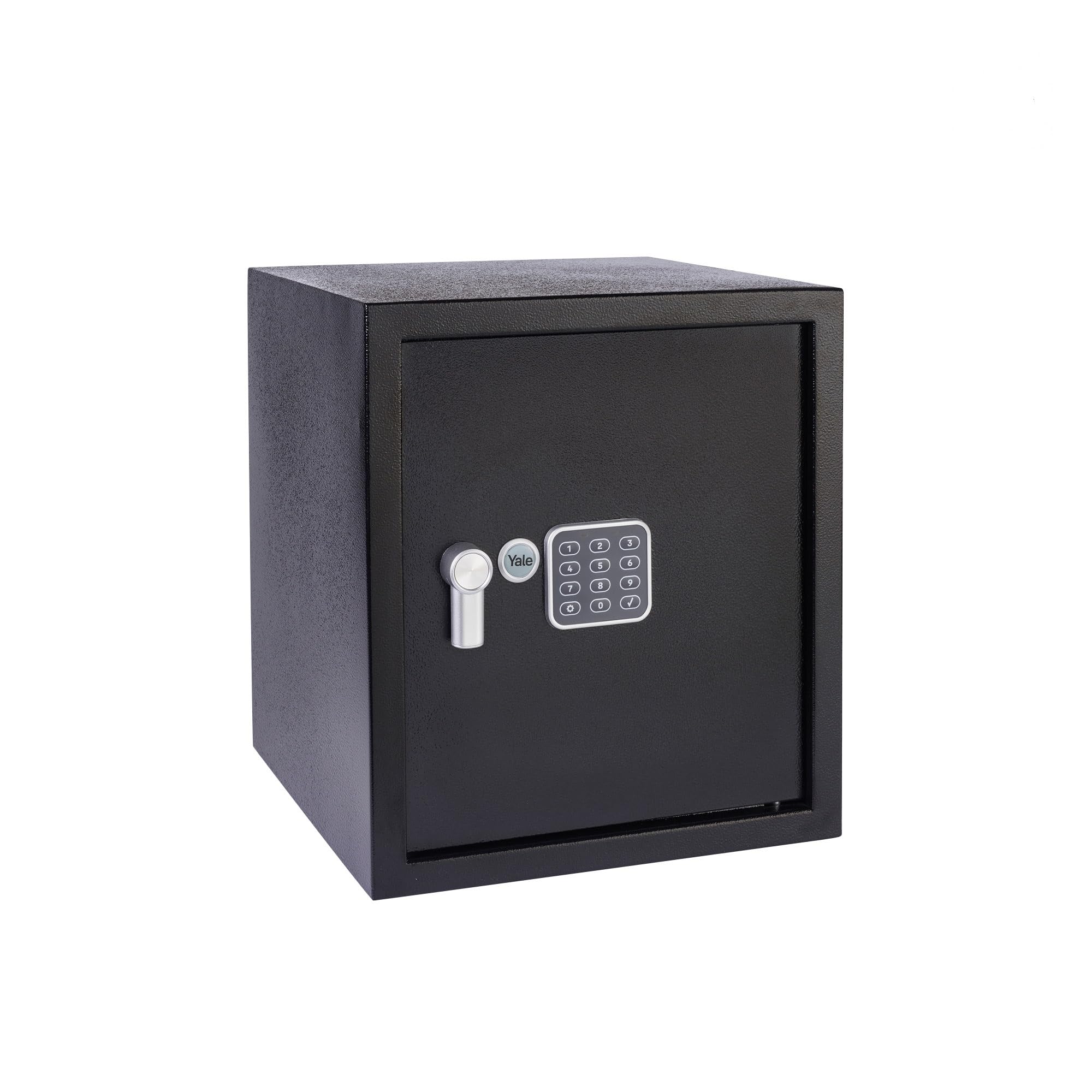 Yale Coffre-Fort Électronique à Alarme - Large 40L - Sirène 130 DB - Serrure 100 000 Combinaisons, verrou électronique Code 3 à 8 Chiffres - Dimensions 39x35x36cm YEC/390/DB2