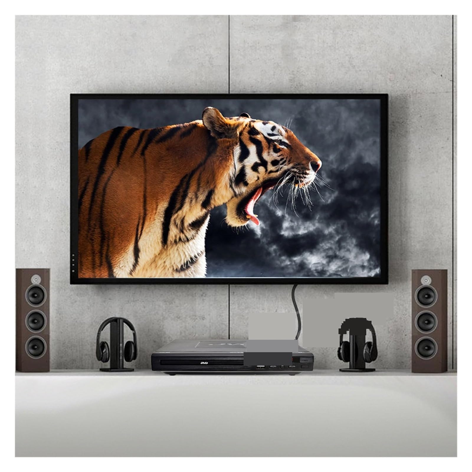Lettore Dvd Lettore DVD-225 Lettore TV Digitale Multi Regione Supporto for Lettore Dvd CD MP3 MP4 VCD Home Theatre USB