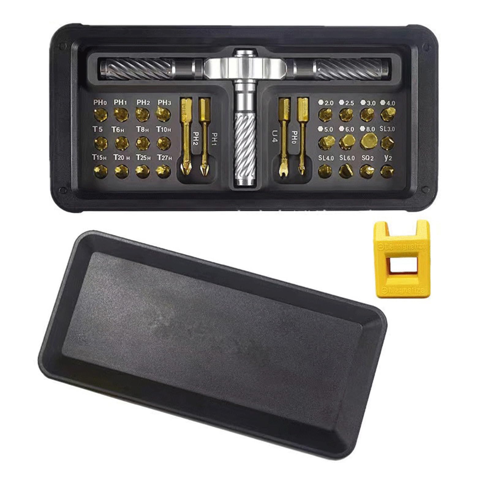 Tsophreniq 30 In 1 Multiple Bit Screwdriver Set Screw Driver Multipurpose Ratcheting Wrench Bit Ratcheting