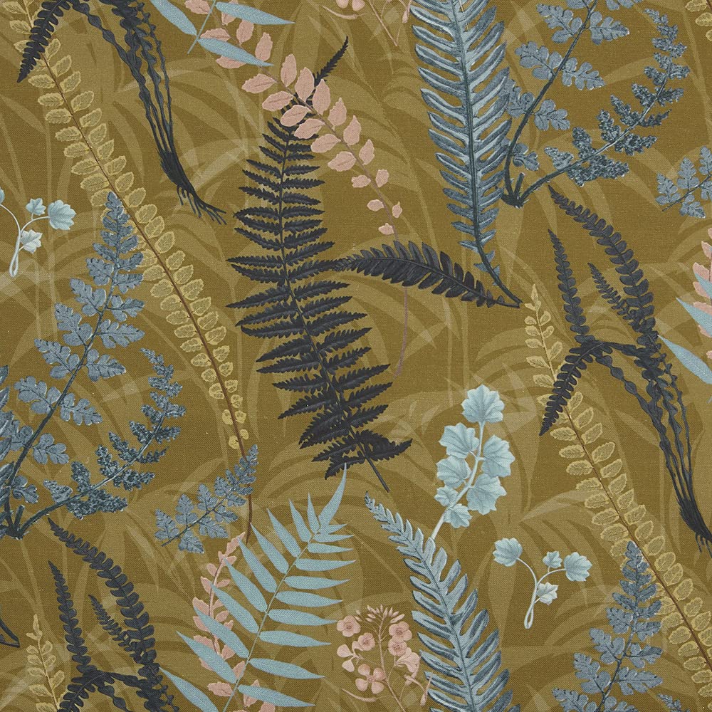 Kt KILOtela - Digital Printed Canvas Fabric, Half Panama Organic Cotton, Standard 100 by Oeko-Tex, 100 cm Length x 280 cm Width