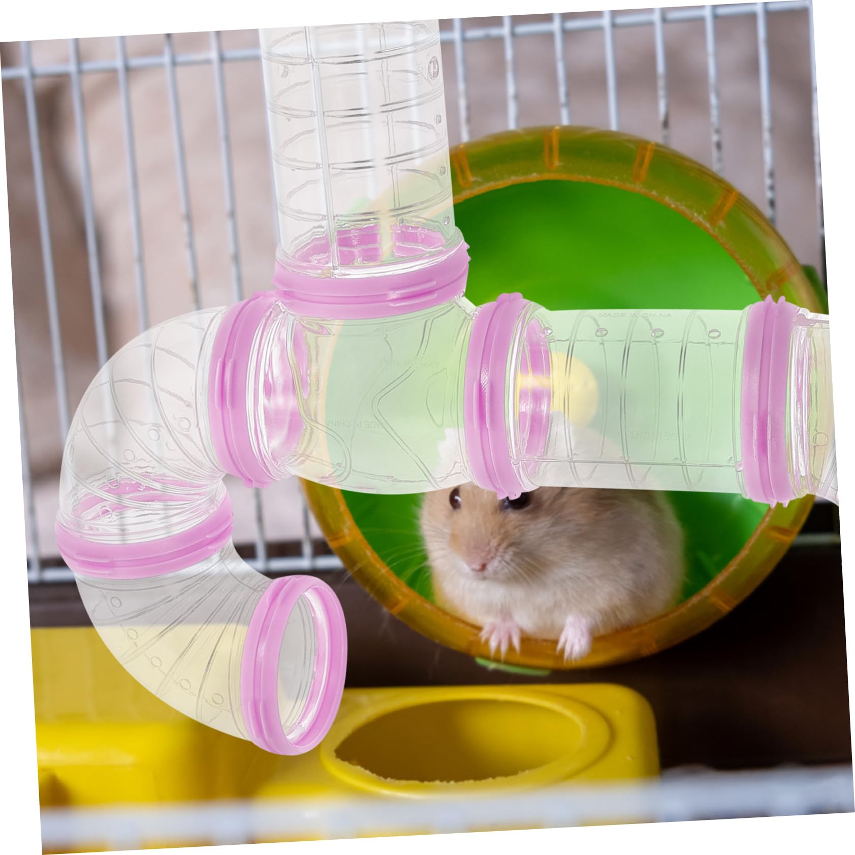 Selbstgemacht Rohrverbinder Hamsterröhre aus Kunststoff für Käfige