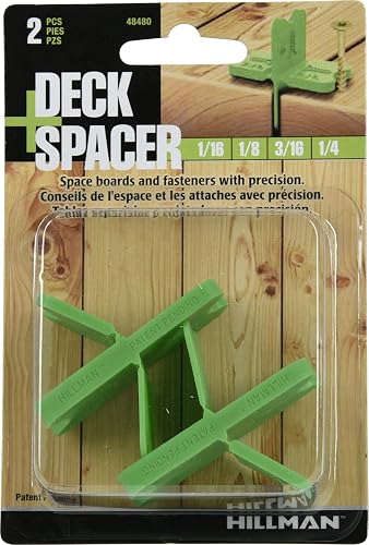 Hillman 2 Pcs Deck Spacer Tool (1/4") | Deck Board