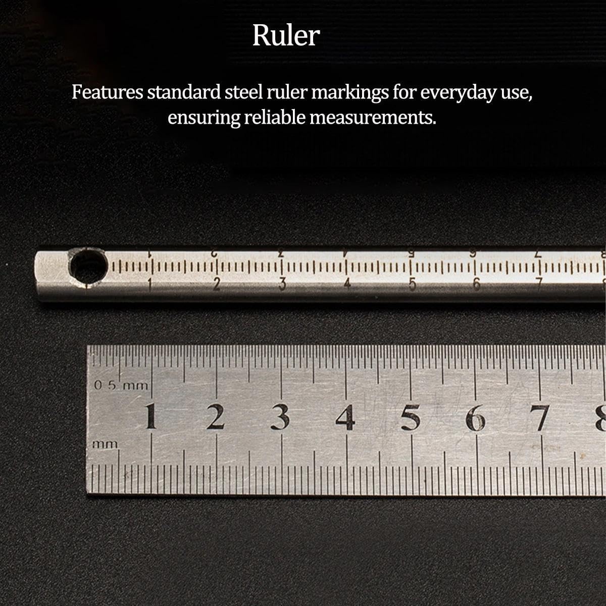 Wood Scribing Mortise Gauge,Double Head Aluminium Alloy Carpenter Tool,Adjustable for Metal Acrylic Wood Marking