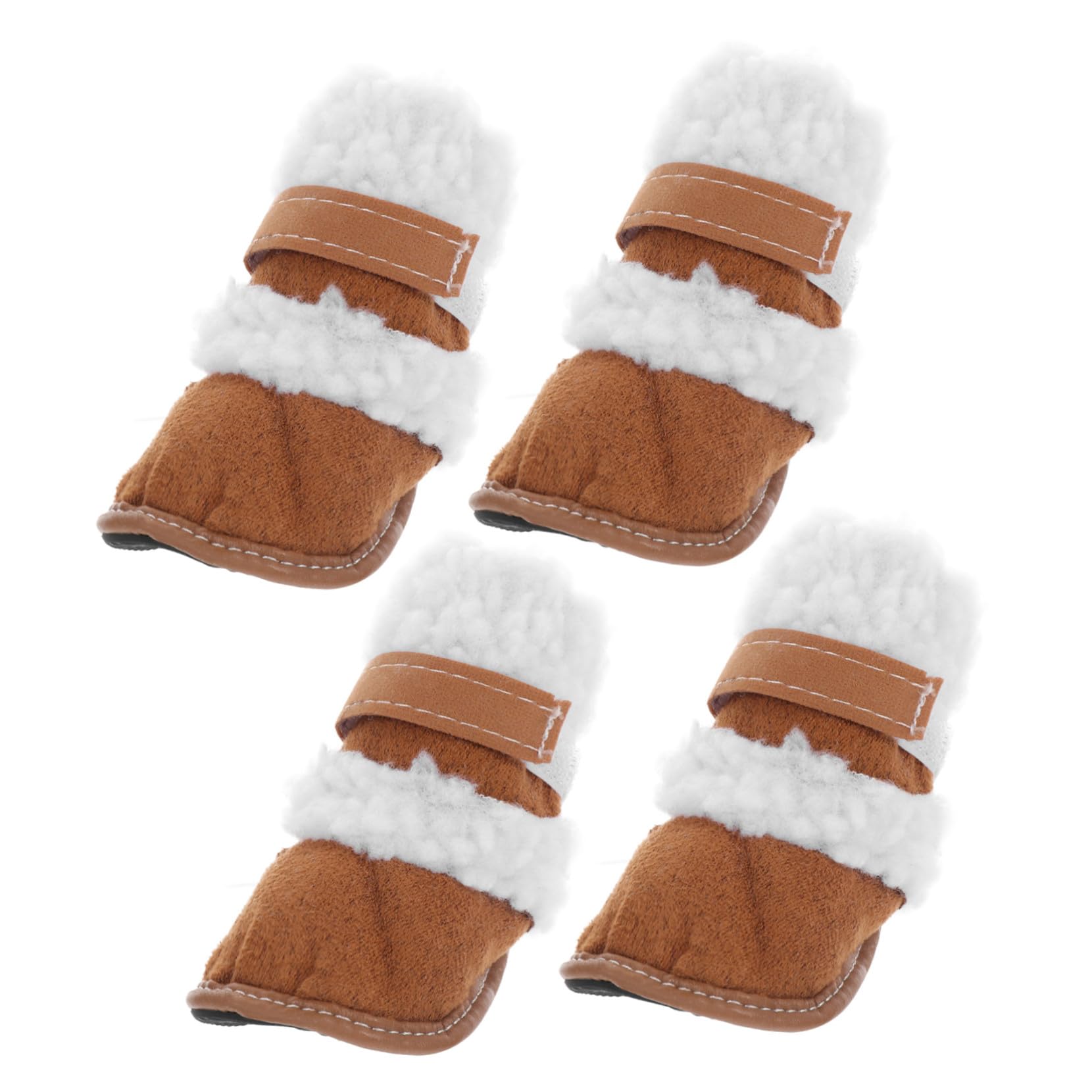 BESPORTBLE 6paare Hundeschuhe Antirutsch Teiliges Für Hunde Und Welpen Warme Outdoor-Schuhe Mit Rutschfester Sohle Für Winterliche Aktivitäten Und Pfotenpflege Schnee Und EIS