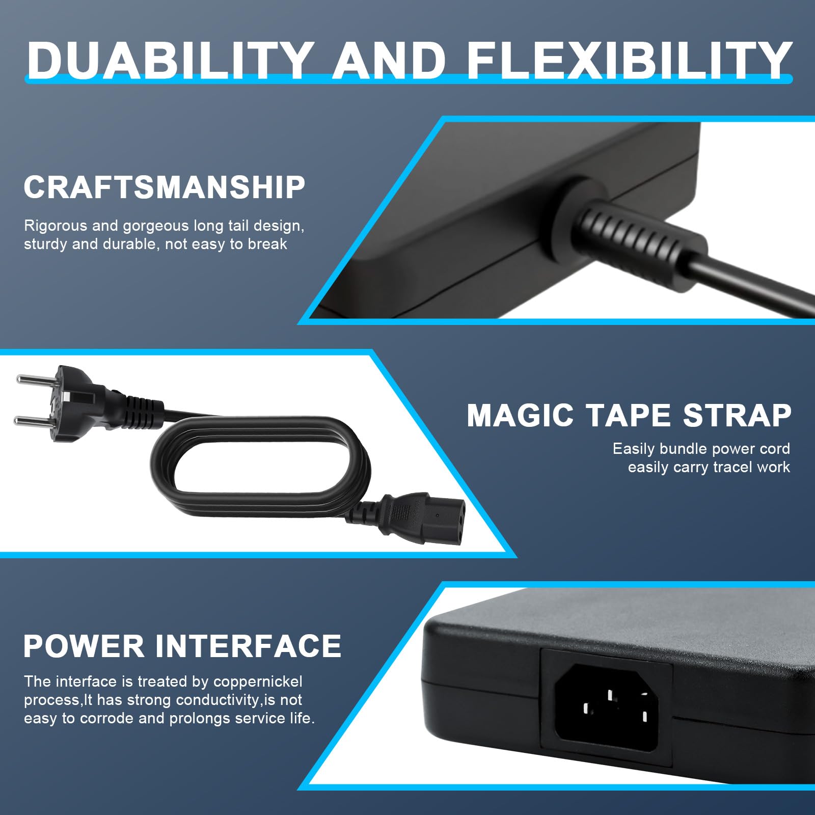 Cargador para portátil de 240 W