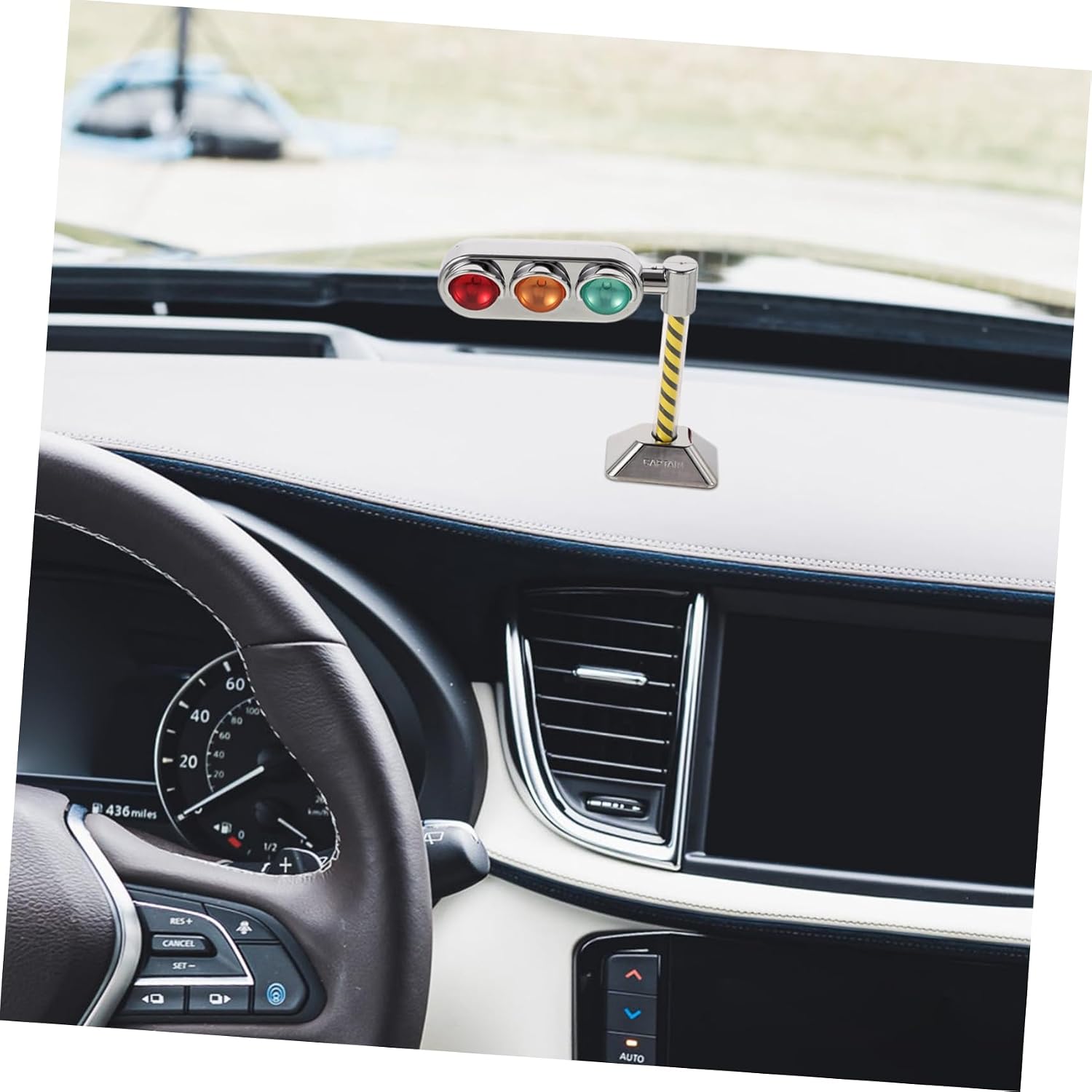 TEHAUX Traffic Light Lamp Led Mini Traffic Signal Light Decor Car Room Decor Easy Installation Unique Ornament