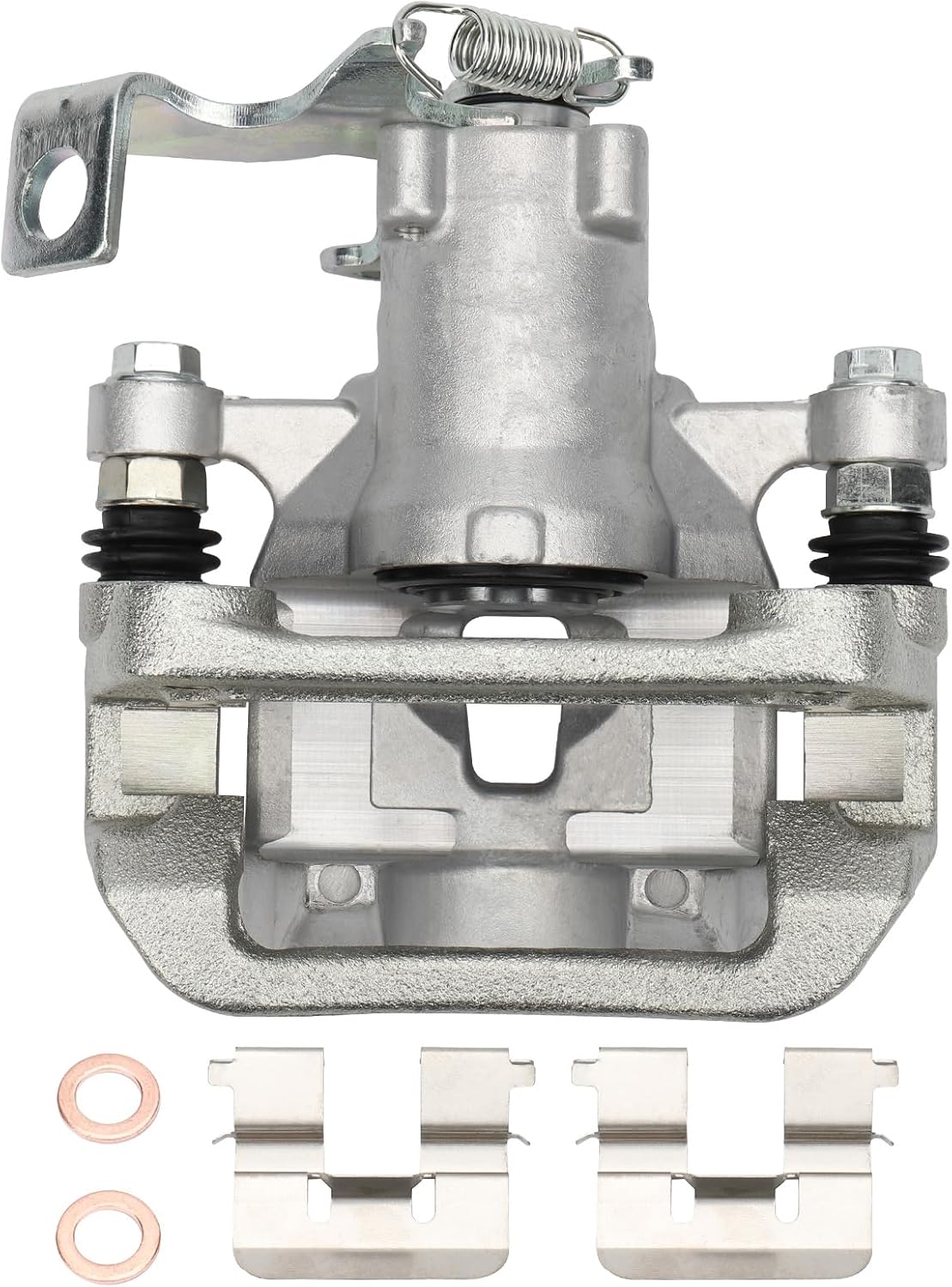 Rear Left Disc Brake Caliper w/Bracket 1PC 19B6789 Compatible For Hyundai Elantra GT 13-17, For Hyundai Veloster 12-16, For Kia Forte 14-18, For Kia Forte Koup 14-16, For Kia Forte5 14-18