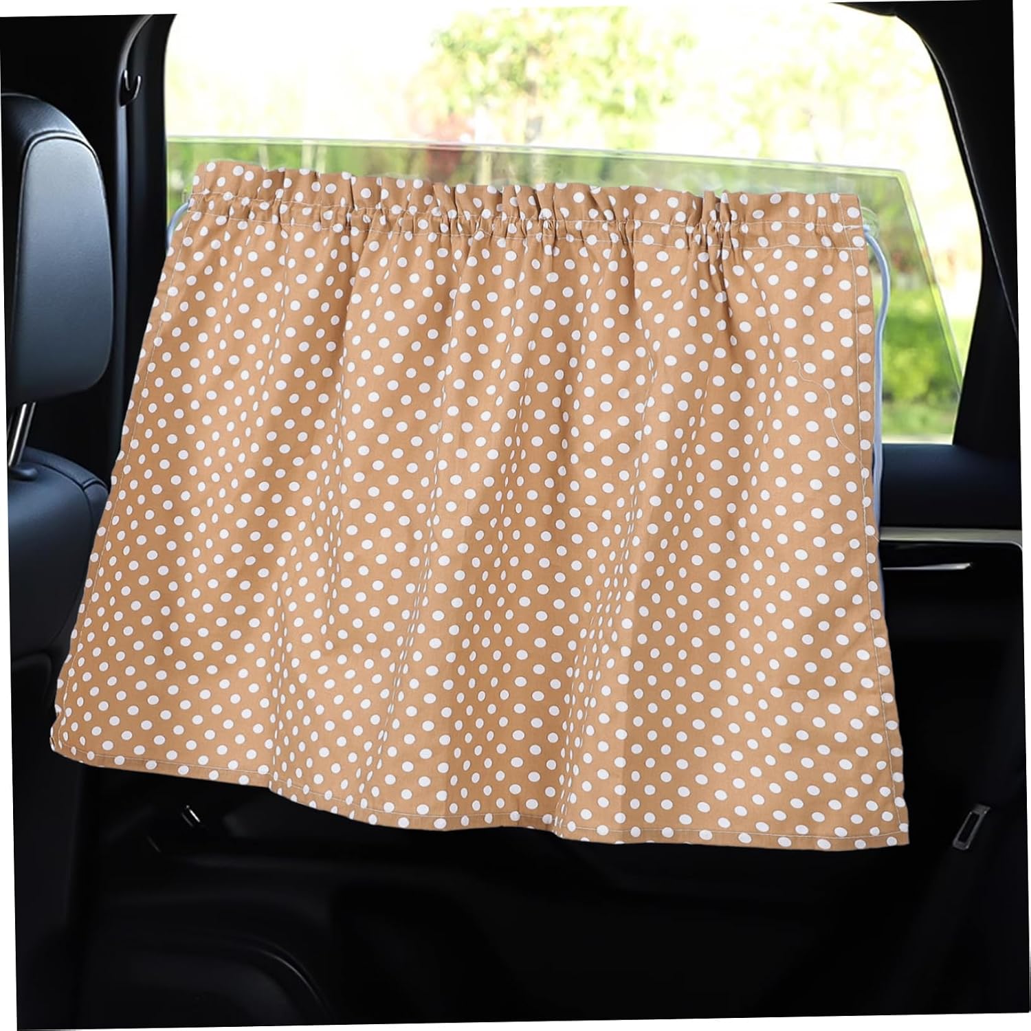 PRETYZOOM Car Window Shade Curtain with Suction Cup Cute Fashionable UV Protector for Summer Easy Installation Durable Material Enhances Car Interior Style for Privacy and Sun Protection