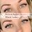 Mavphnee Brown False Eyelashes Cat Eye Natural Look Lash Extension D Curl Wispy Clear Band Brown Eyelashes Fluffy Faux Mink Lashes Pack