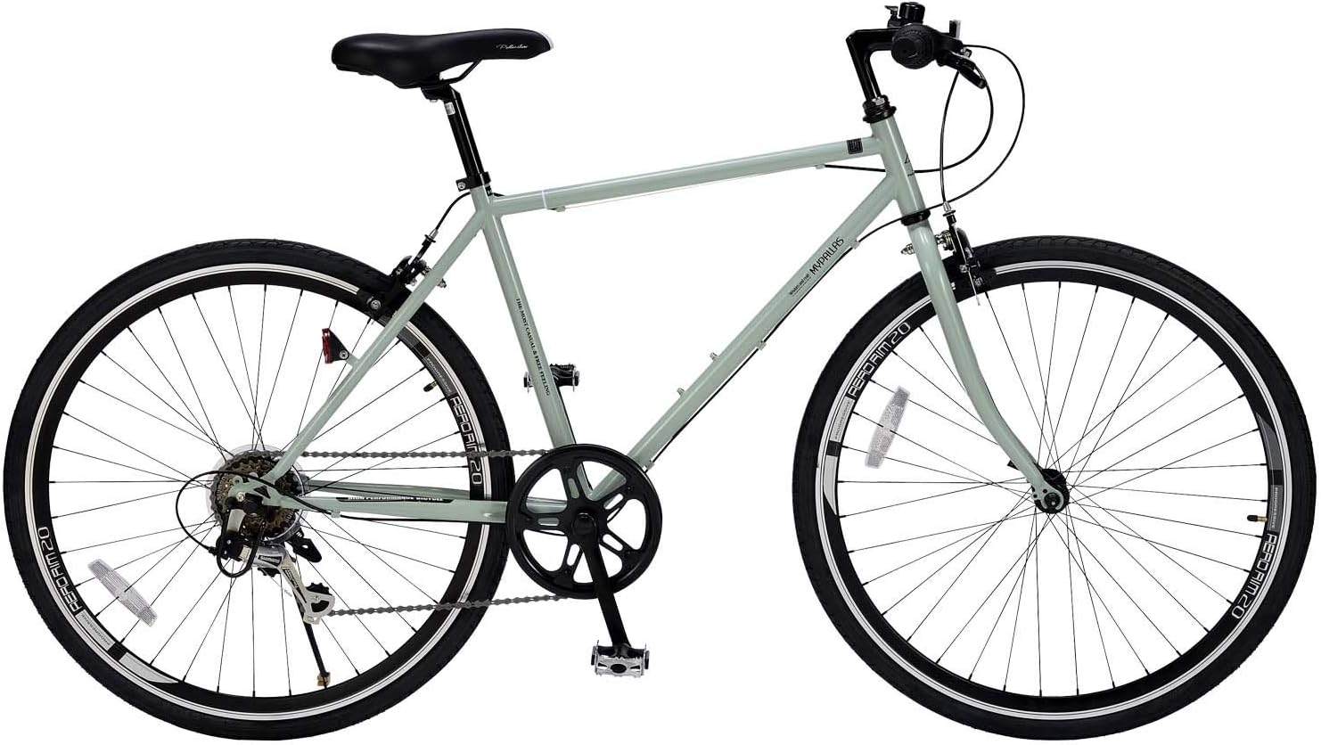 マイパラス クロスバイク 26インチ M 605 通勤 おしゃれ6段ギア 通学 自転車 シマノ製6段変速