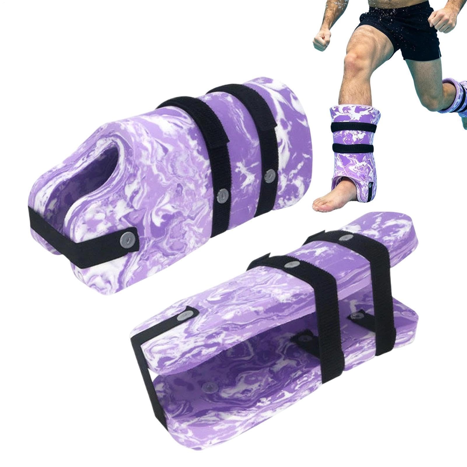 Ankle Floats 2 Pack Non-slip EVA Foam Aquatic Cuffs For Pool Exercise