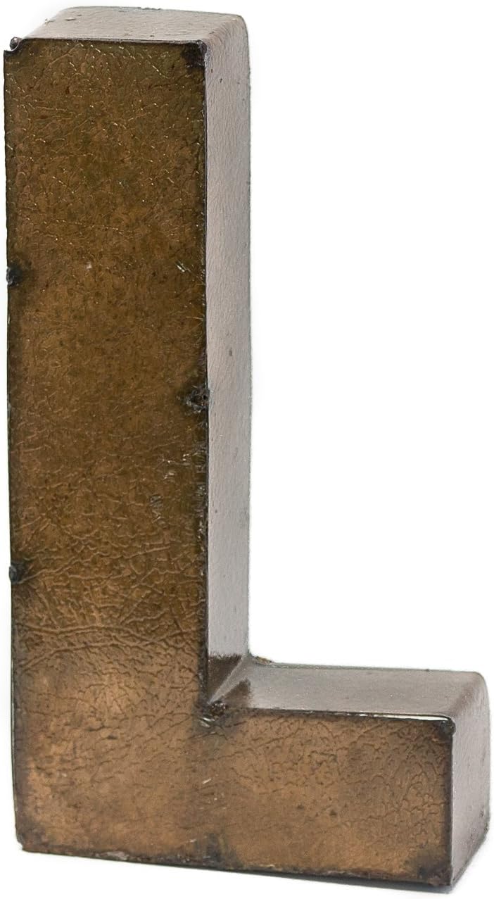 Rustic Arrow, Brown Letter L for Decor, 9-Inch