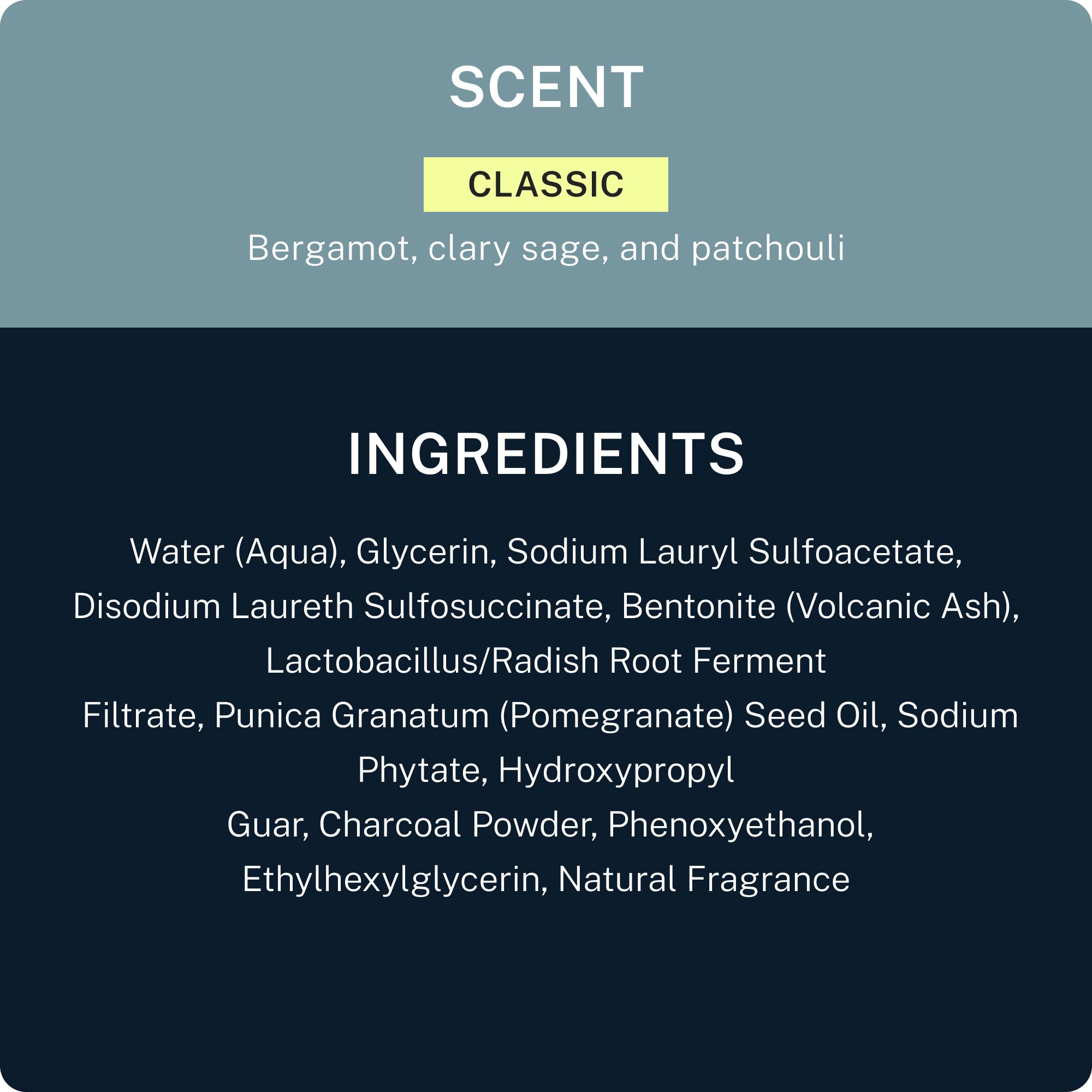 Blu Atlas Volcanic Ash Face Cleanser for Men - Daily Exfoliating Facial Cleanser