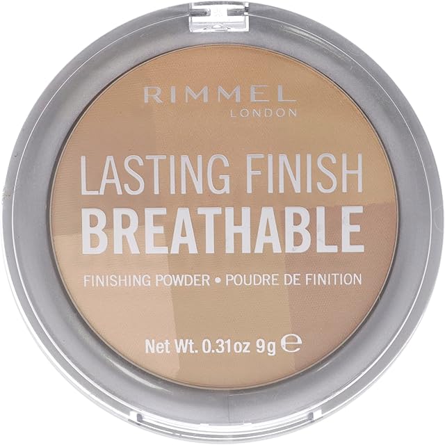 Rimmel London Lasting Finish Breathable Finishing Powder - 001 Ivory Powder Women 0.31 oz