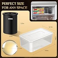 Vista 4 de Clear Ice Cube Maker, 2.5" Stainless Steel Ice Ball Maker Mold for Whiskey & Cocktails, Non-BPA Premium Silicone Ice Cube Molds, Easy-Release Sphere