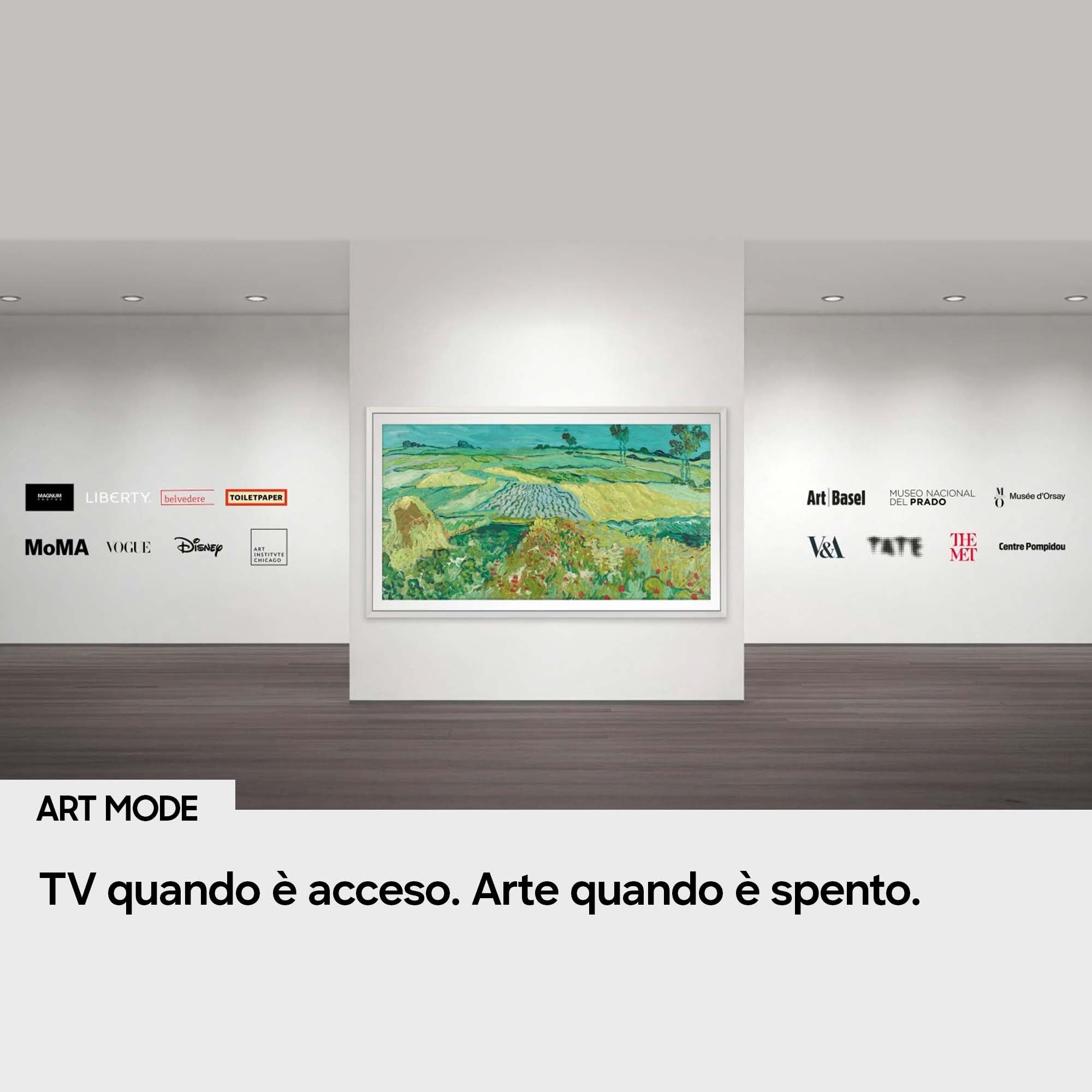 Samsung Smart TV 55" QE55LS03HWUXZT The Frame Pro Neo QLED 4K, Glare Free, HDR10+, Dolby Atmos, Art Mode, Modern Frame Design, Wireless One Connect, Vision AI, Alexa, PACCHETTO INTRATTENIMENTO, 2026