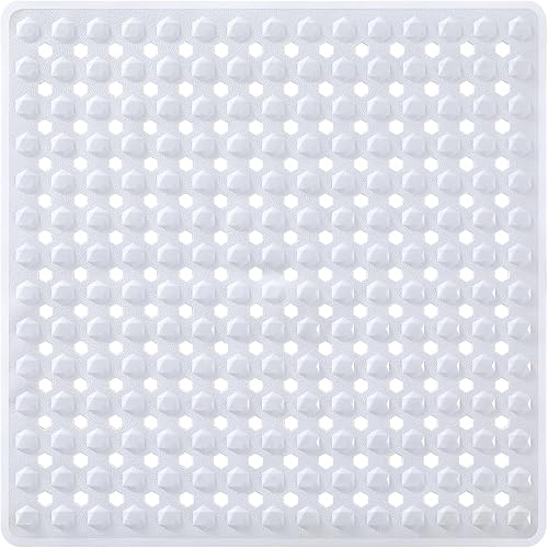 Miniatura 19 de Yimobra Alfombra de Bañera Antideslizante, 34.5"x15.5" Alfombra de Ducha Larga, Lavable a Máquina con Orificios de Drenaje y Ventosas, Suave para