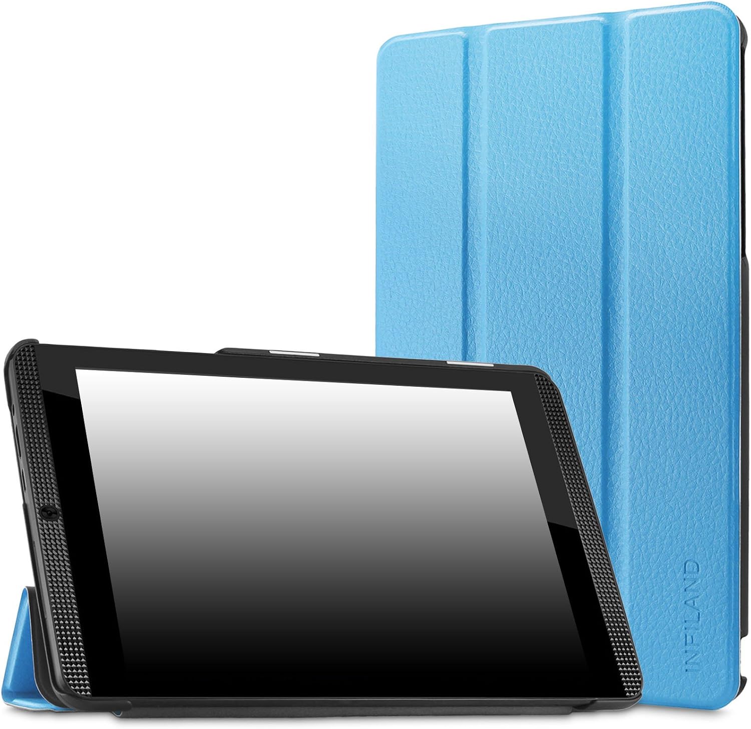 NVIDIA Shield Tablet K1 Case - Infiland Slim Shell Lightweight Case Cover for 2015 NVIDIA Shield Tablet K1 (Newest Version) / 2014 NVIDIA Shield 2 Tablet 8-Inch (with Auto Wake/Sleep Feature), Blue