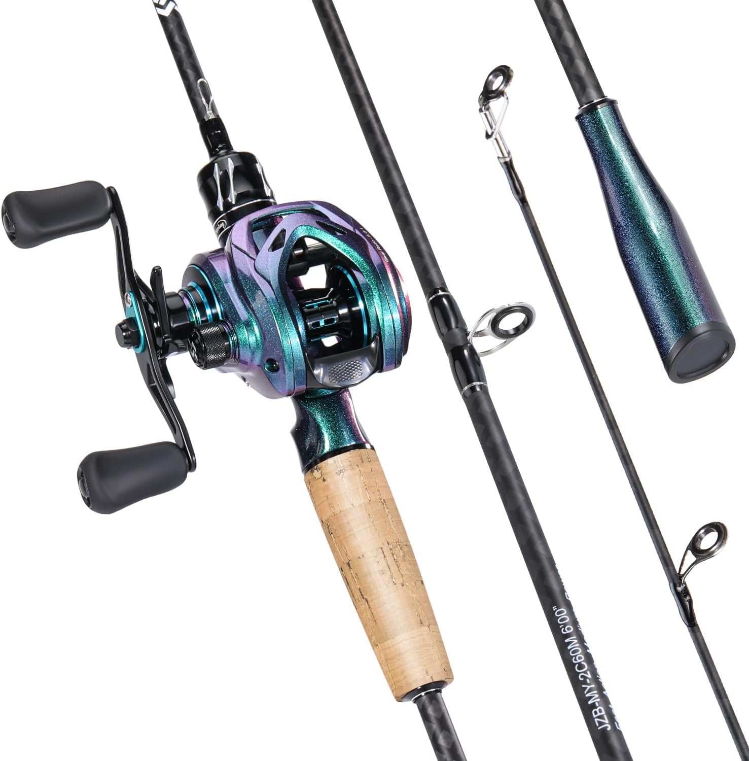Souagyilang Baitcasting Fishing Rod Reel Combo