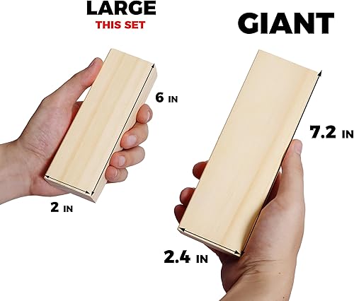 Miniatura 10 de SPORT BEATS Juego de torre gigante, juegos al aire libre, juego de apilamiento de 54 bloques, incluye bolsa de transporte