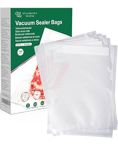 Quart Vacuum Sealer Bags for Food, 8x11 Inch, BPA Free